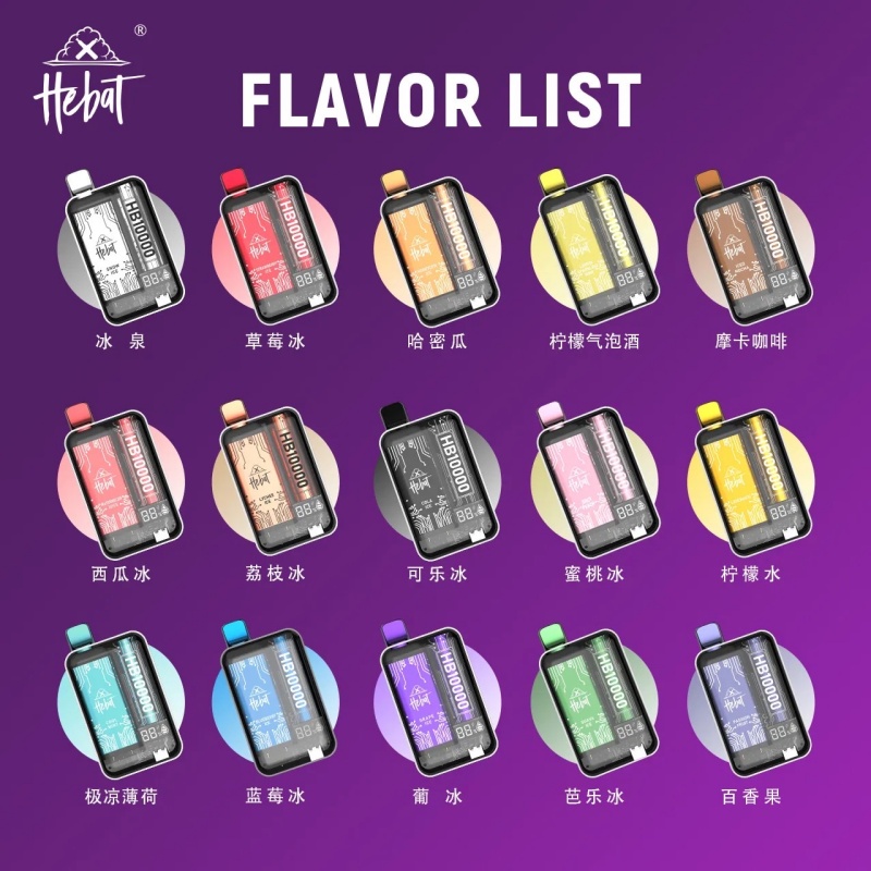 喜貝10000口拋棄式電子煙 一次性電子